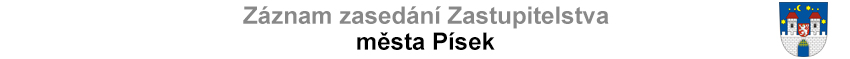 Záznam zasedání Zastupitelstva města Písek